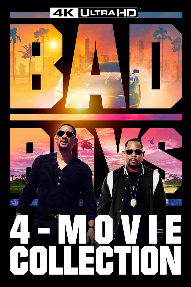 Bad Boys 4 Movie Collection 4K Vudu/iTunes Via Moviesanywhere