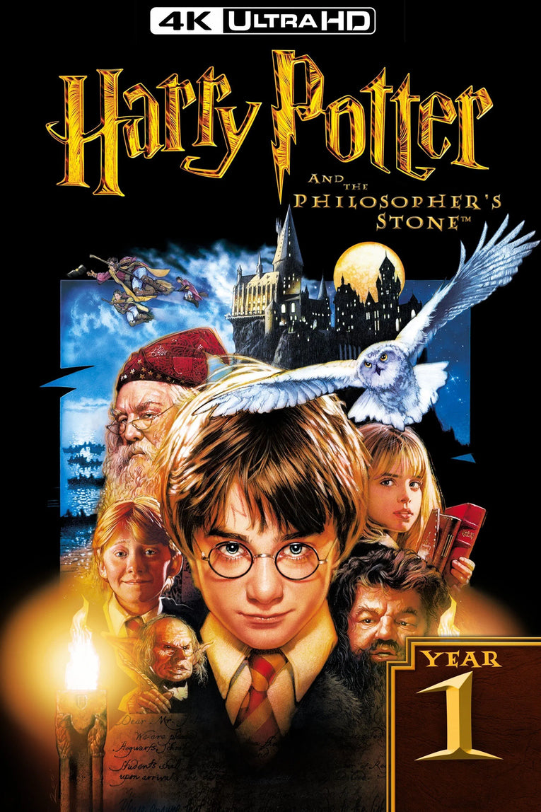 Harry Potter and the Philosopher's Stone (2001) 4K Vudu/iTunes Via Moviesanywhere