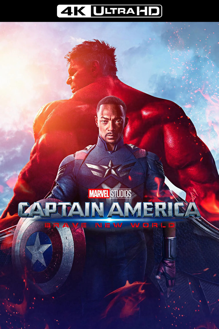 Captain America: Brave New World (2025) 4K Vudu/iTunes Via Moviesanywhere