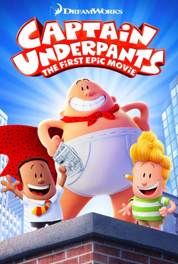 Captain Underpants The First Epic Movie HD Vudu/iTunes Via Moviesanywhere