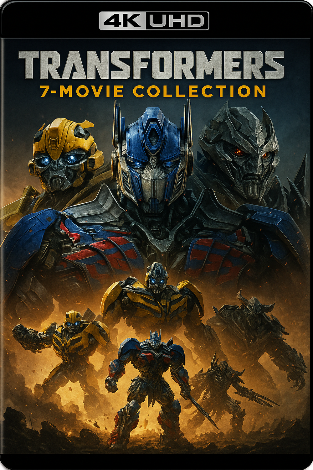 Transformers 7-Movie Collection 4K Vudu Via Paramount Redeem