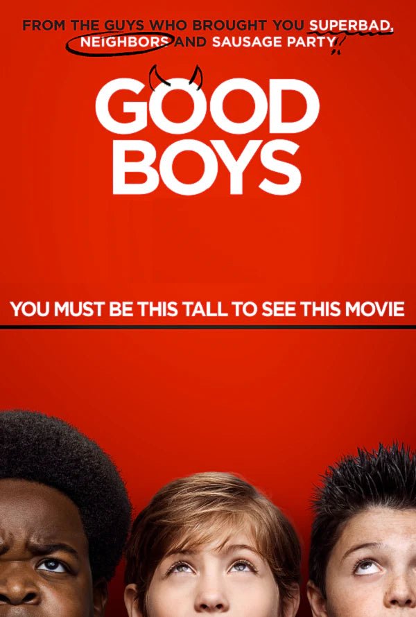 Good Boys VUDU HD or iTunes HD via MA