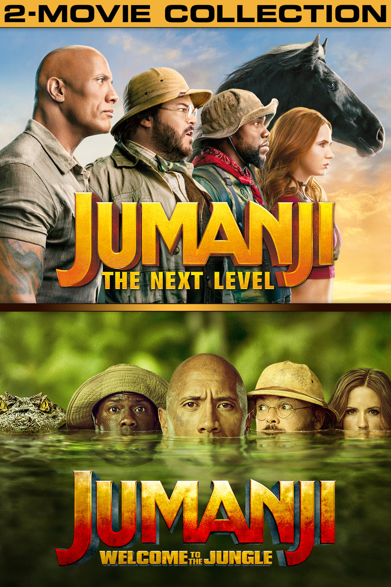 JUMANJI WELCOME TO JUNGLE AND JUMANJI THE NEXT LEVEL HD vudu/iTunes Via MA