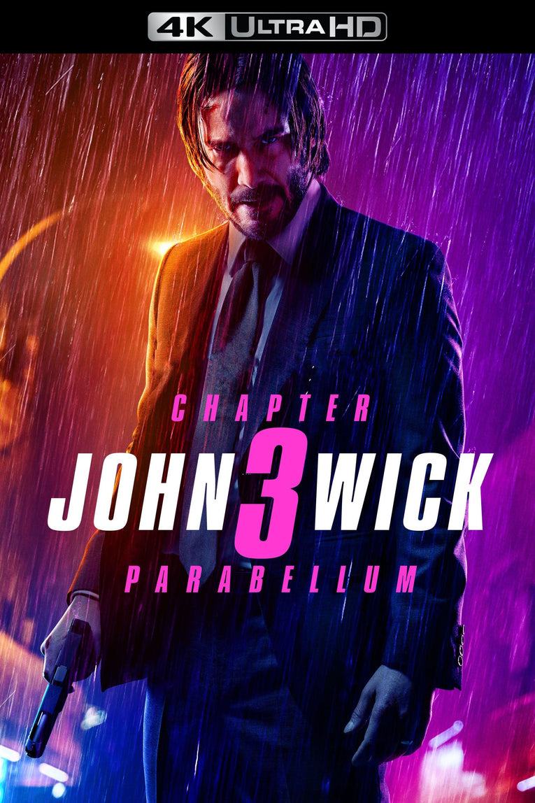 John Wick Chapter 3 PARABELLUM 4k Vudu or Itunes Via movieredeem.com