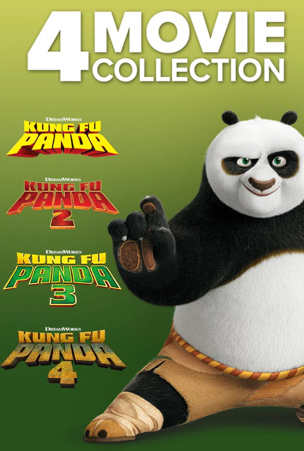 Kung Fu Panda 4 Film Collection HD Vudu/iTunes Via Moviesanywhere