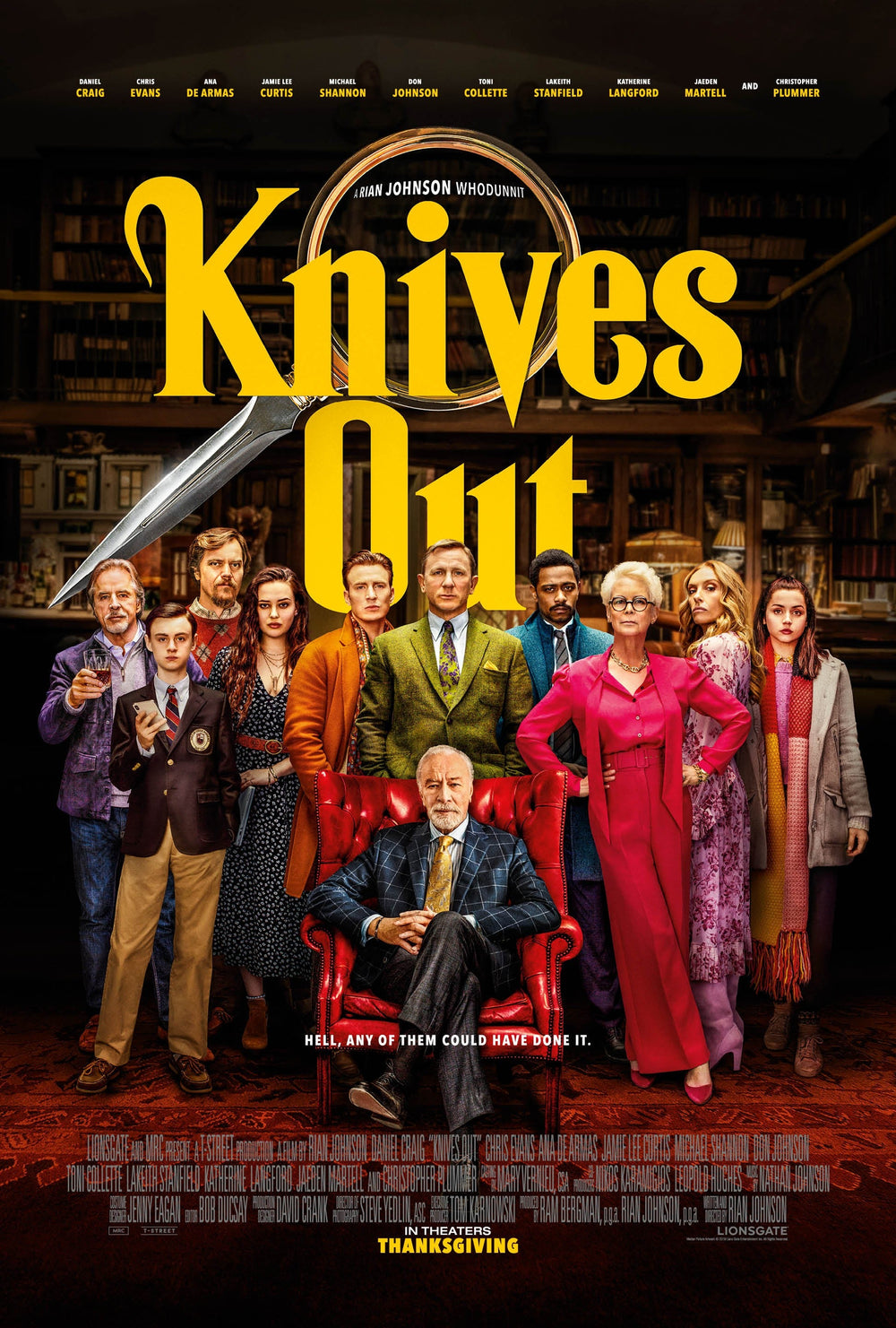 Knives Out HD Vudu/iTunes Via Moviesanywhere.com