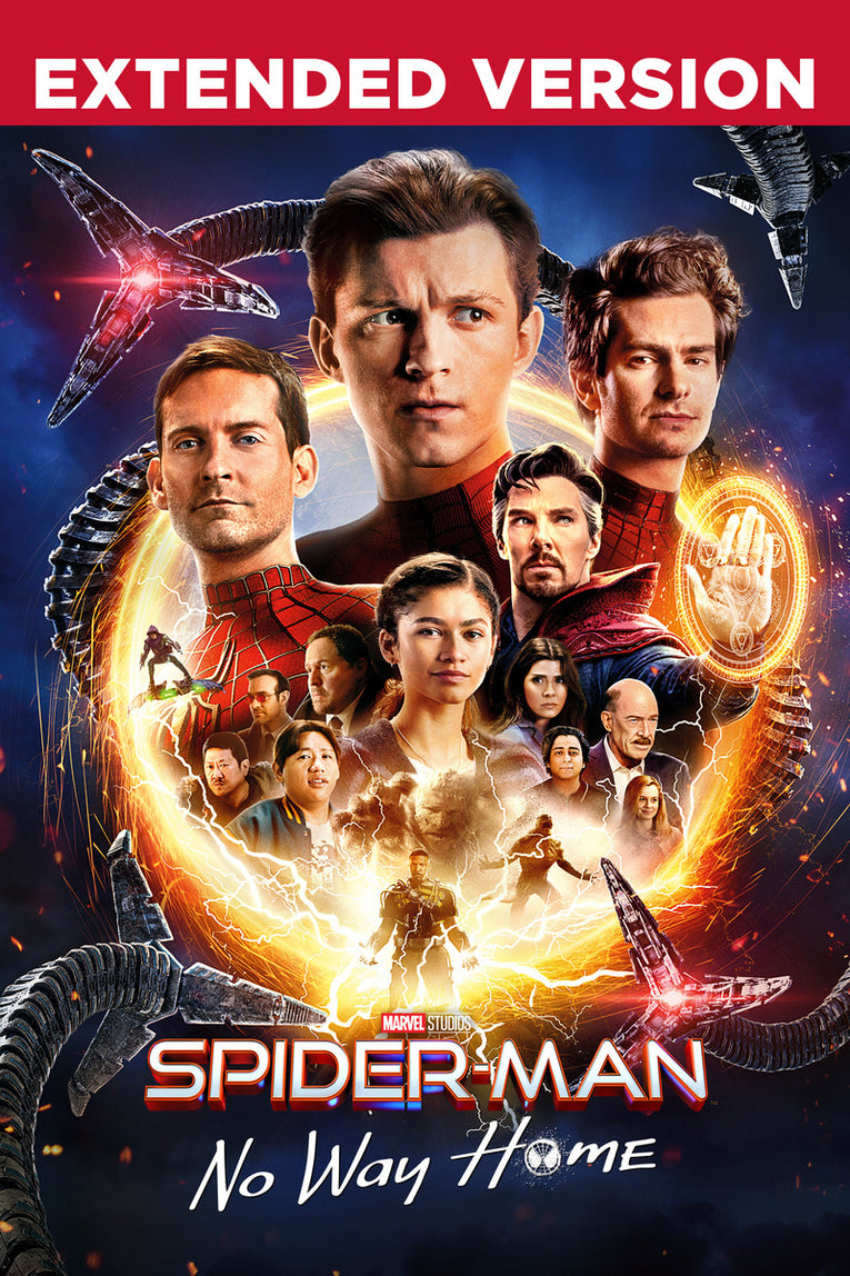 SpiderMan No Way Home Extended Cut 4K Vudu/iTunes Via Moviesanywhere