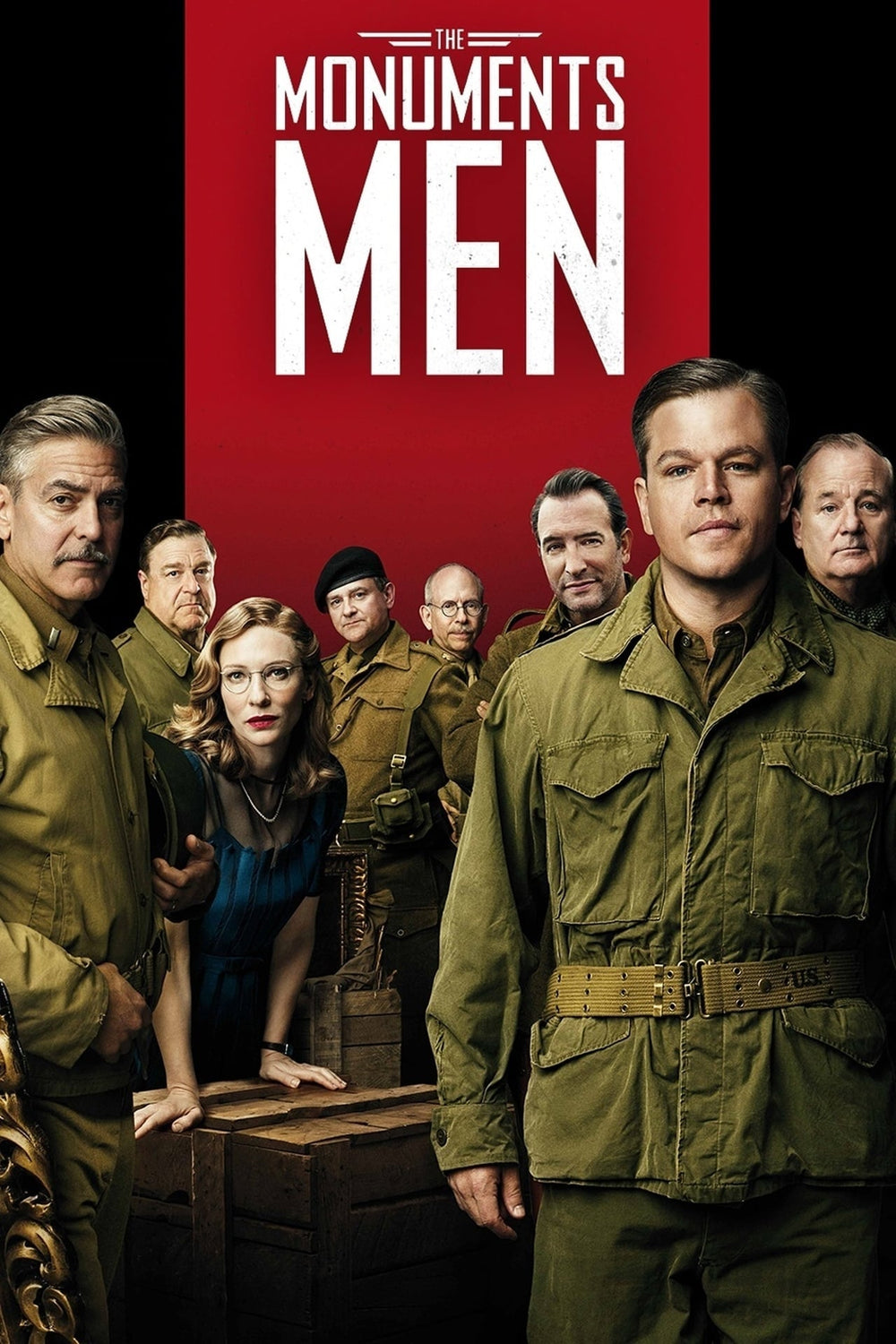 THE MONUMENTS MEN SD Vudu/iTunes Via Moviesanywhere