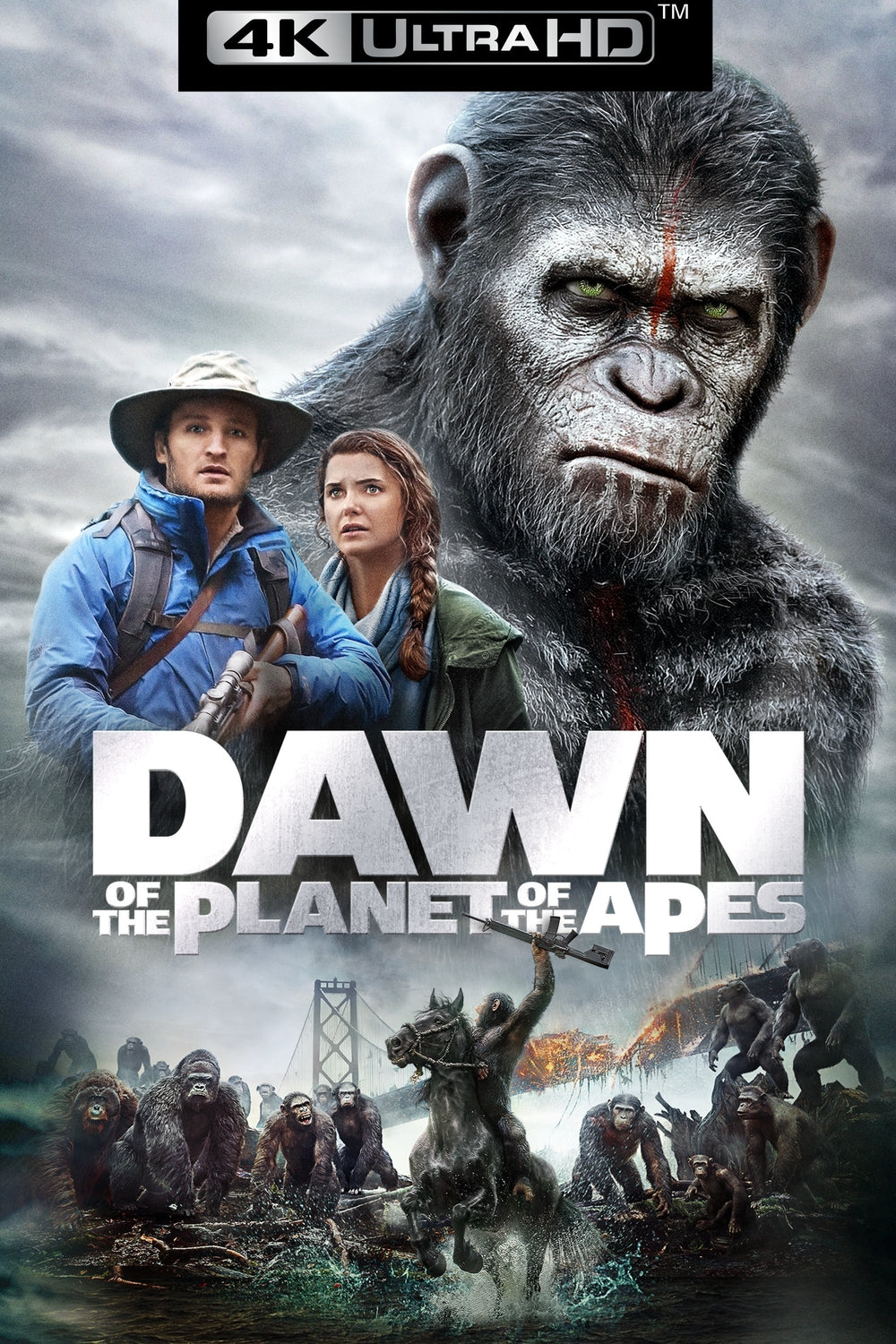 DAWN OF THE PLANET OF THE APES 4k Vudu/iTunes Via iTunes Redeem