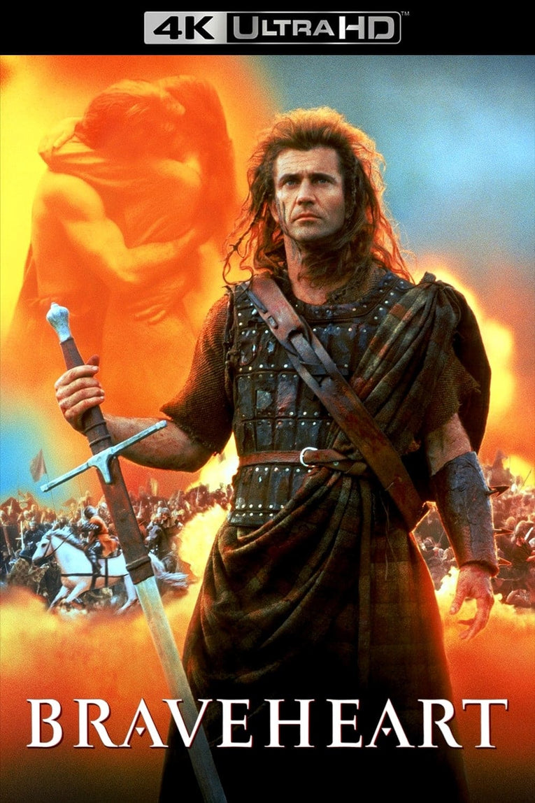 BRAVEHEART 4K Vudu or iTunes Via Paramount Redeem