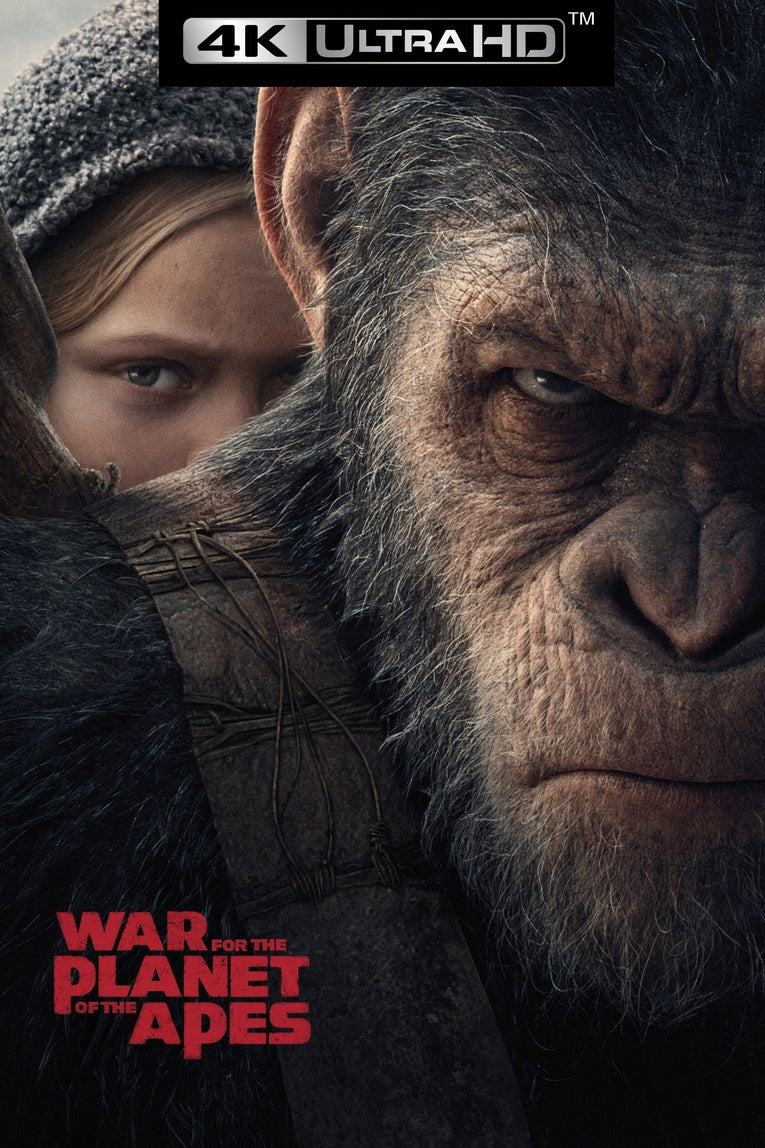 WAR FOR THE PLANET OF THE APES 4K Vudu/iTunes Via iTunes Redeem