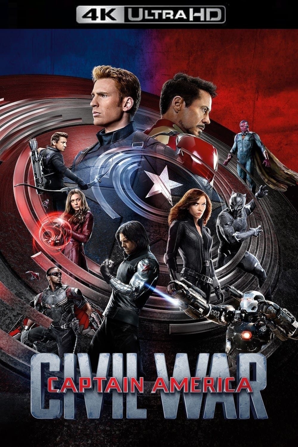 Captain America Civil War 4K Itunes/Vudu Via Itunes Redeem