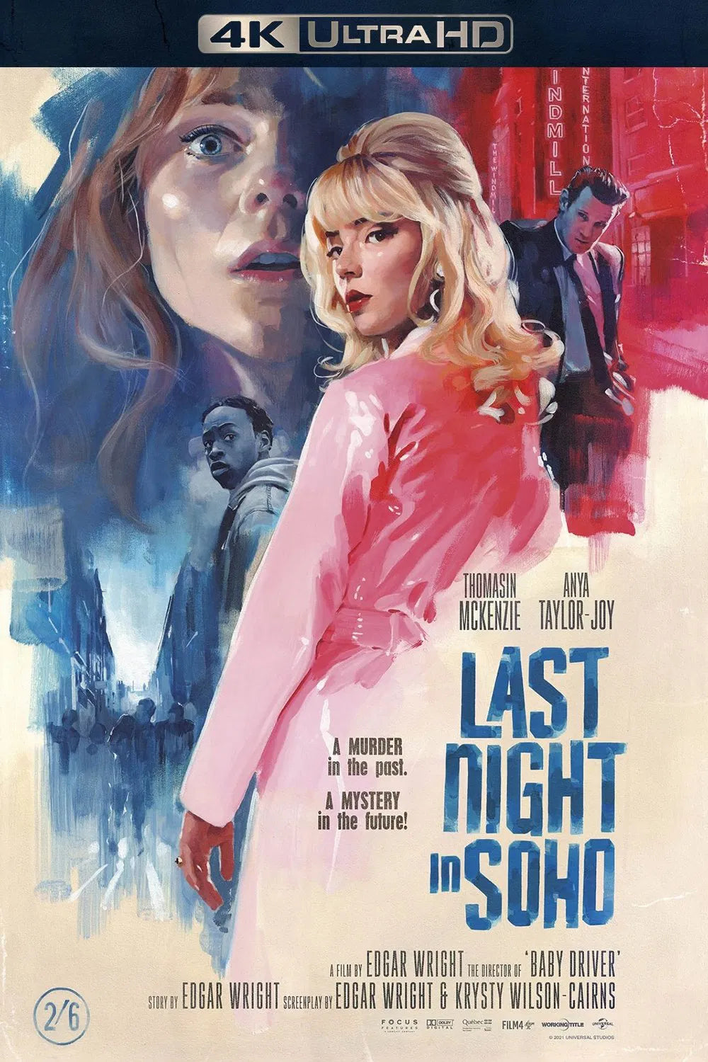 LAST NIGHT IN SOHO 4K VUDU/iTunes Via Moviesanywhere