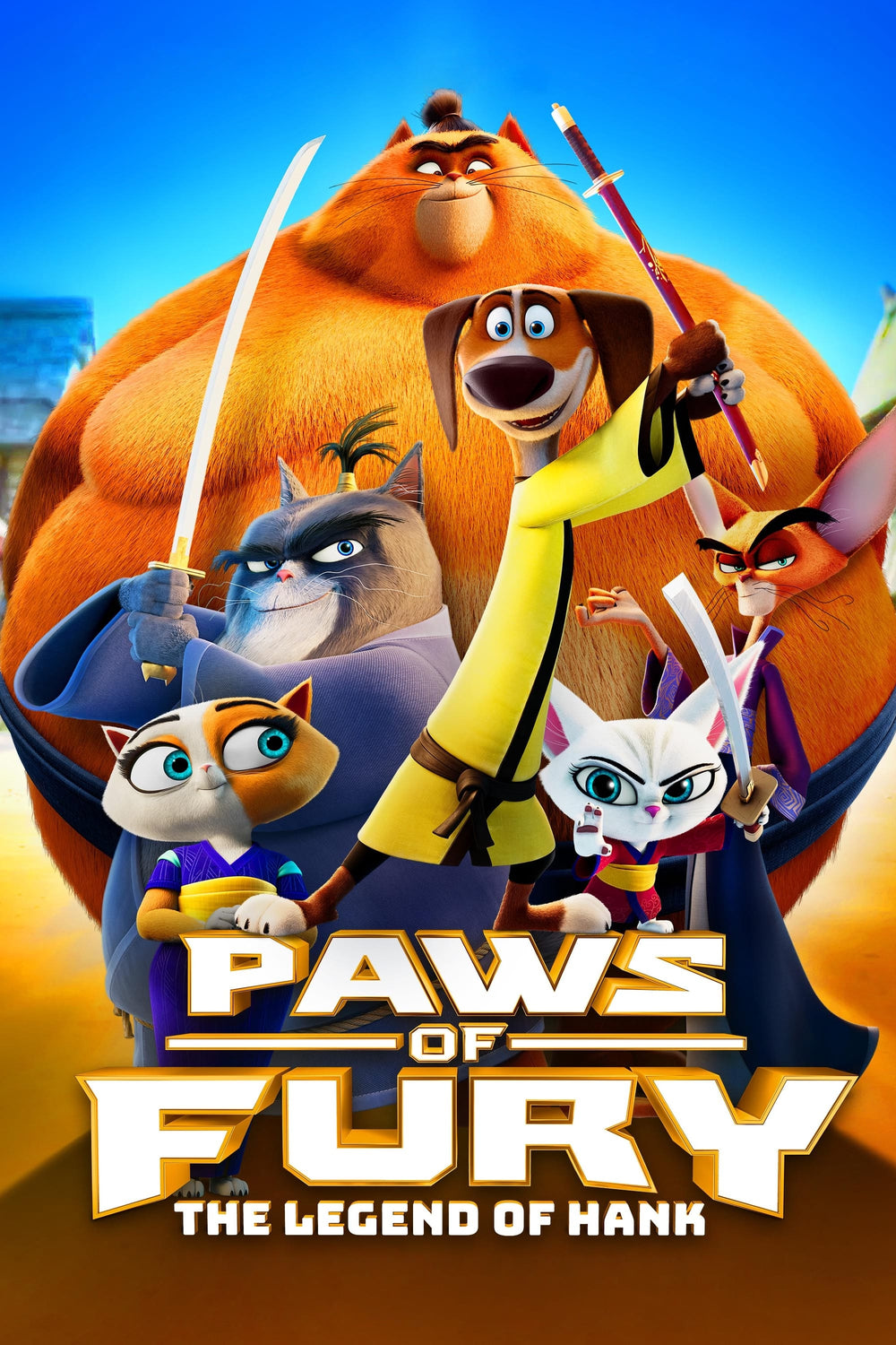 PAWS OF FURY THE LEGEND OF HANK VUDU HD OR ITUNES 4K