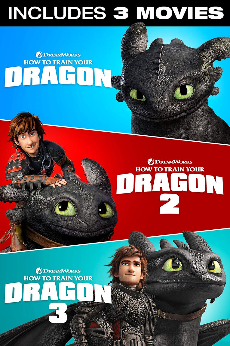 HOW TO TRAIN YOUR DRAGON TRILOGY 4K VUDU/iTunes Via Moviesanywhere