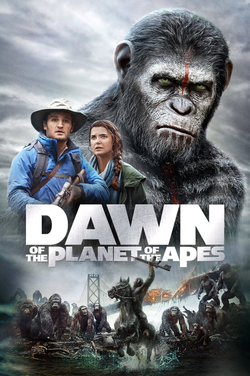DAWN OF THE PLANET OF THE APES HD Vudu/iTunes Via Moviesanywhere
