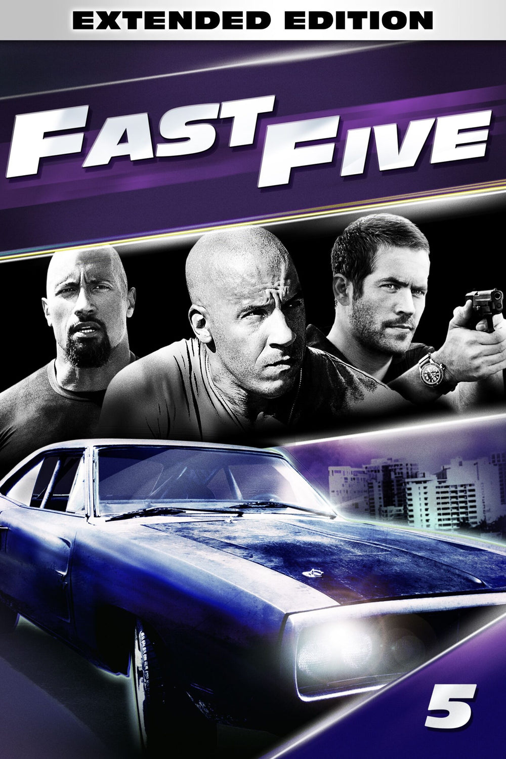 FAST 5 EXTENDED EDITION HD VUDU/Itunes Via Moviesanywhere