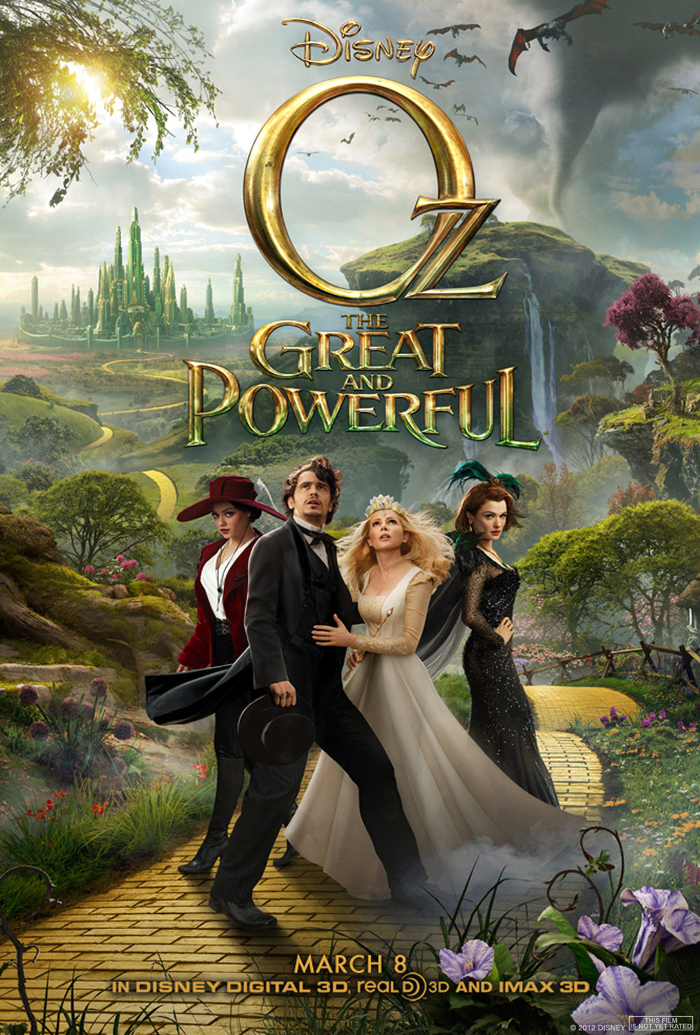 Disney OZ The Great Powerful HD Vudu/iTunes Via Google Play Redeem