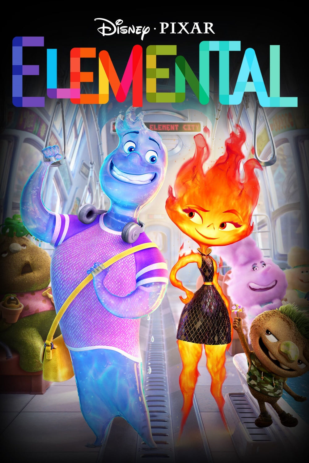 Elemental (2023) HD Vudu/iTunes Via Moviesanywhere