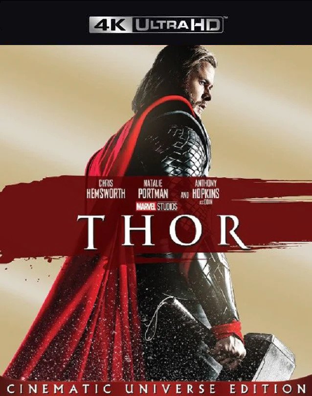 Thor HD Vudu/Itunes Via Moviesanywhere